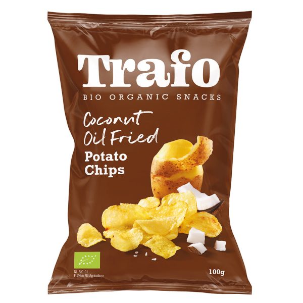 Trafo Organic Chips Fried in Coconut Oil 100g on Sale