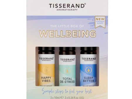 Tisserand The Little Box of Wellbeing contains 3 pulse point roller balls For Sale