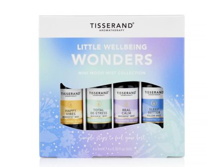 Tisserand Aromatherapy Little Wellbeing Wonders Collection 4 x 9ml For Sale