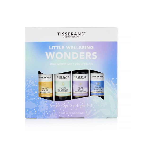 Tisserand Aromatherapy Little Wellbeing Wonders Collection 4 x 9ml For Sale