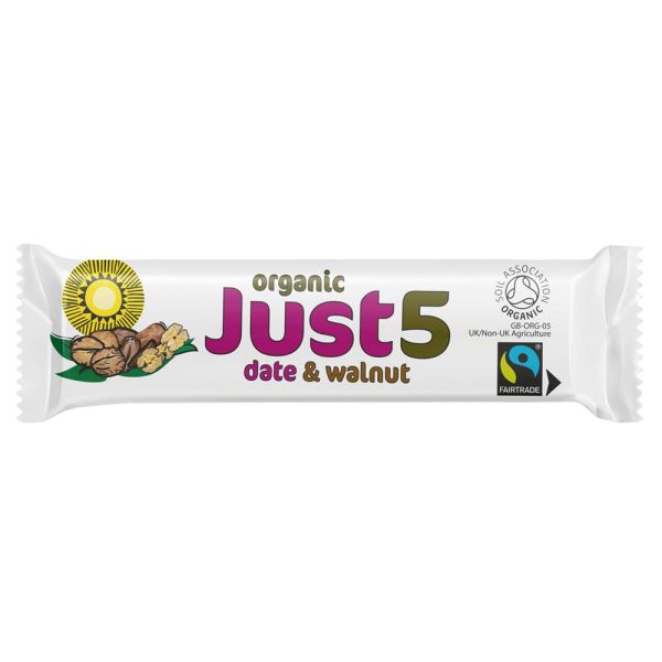 Tropical Wholefoods Vegan Organic Date & Walnut Bar 40g Online