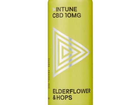 Intune Elderflower & Hops 10mg Natural CBD Drink 250ml Online Sale