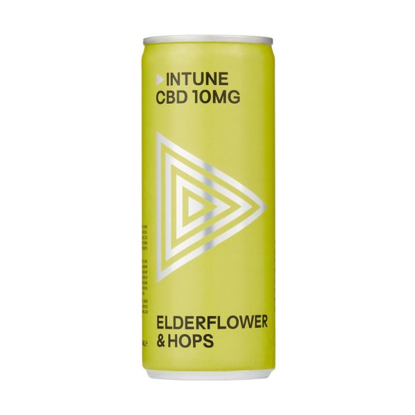 Intune Elderflower & Hops 10mg Natural CBD Drink 250ml Online Sale