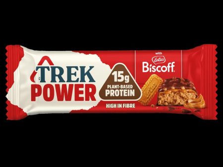 TREK Power Biscoff Protein Bar 55g on Sale