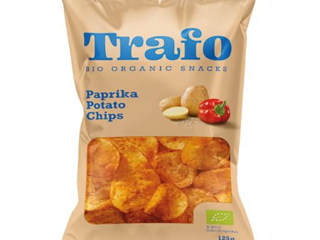 Trafo Organic Classic Paprika Crisps 125g Cheap