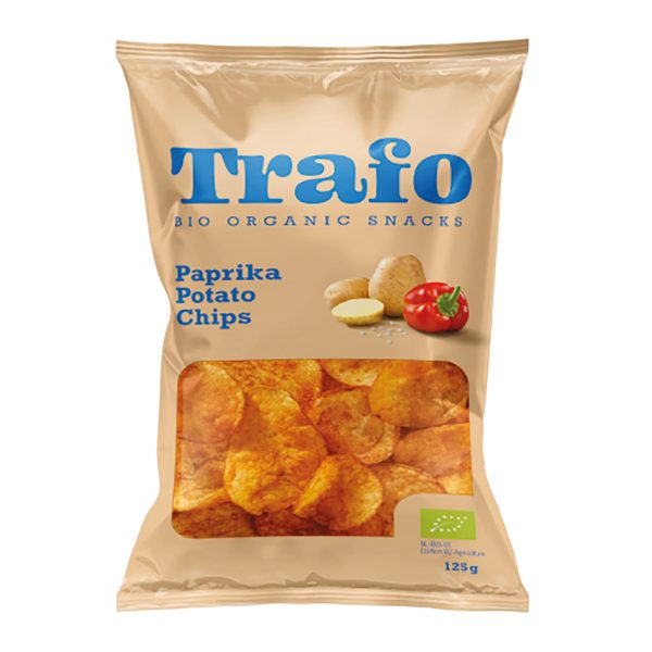 Trafo Organic Classic Paprika Crisps 125g Cheap