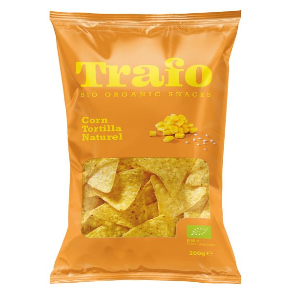 Trafo Organic Tortilla Chips Natural 200g Fashion