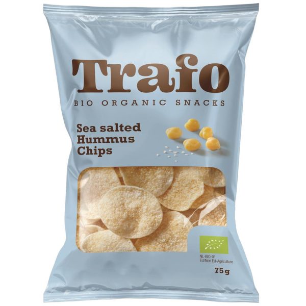 Trafo Organic Hummus Chips Seasalt 75g For Cheap