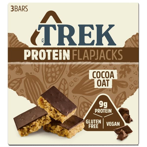 Trek Cocoa & Oat 3x50g Flapjack Multi-Pack For Sale