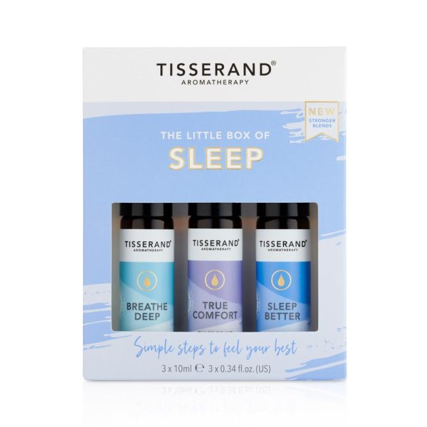 Tisserand The Little Box of Sleep contains 3 pulse point roller balls For Discount