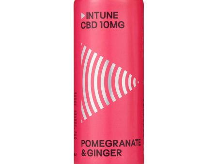 Intune Pomegranate & Ginger 10mg Natural CBD Drink 250ml For Cheap