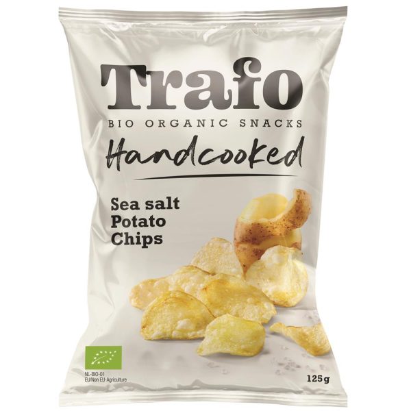 Trafo Organic Handcooked Seasalt Crisps 125g Online Sale