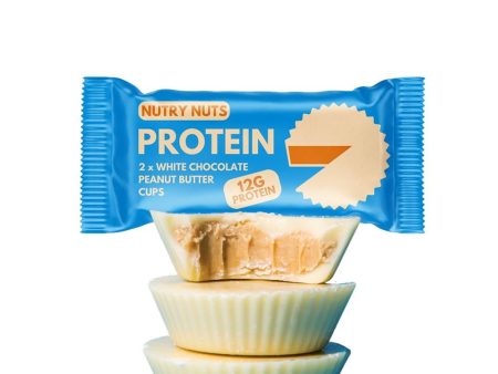 Nutry Nuts Protein White Chocolate Peanut Butter Cups 42g Online Sale