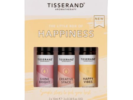 Tisserand The Little Box of Happiness contains 3 pulse point roller balls Online Hot Sale