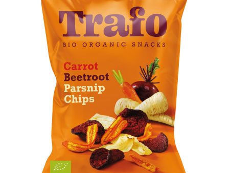 Trafo Organic 3 Vegetable Crisps 75g Online now