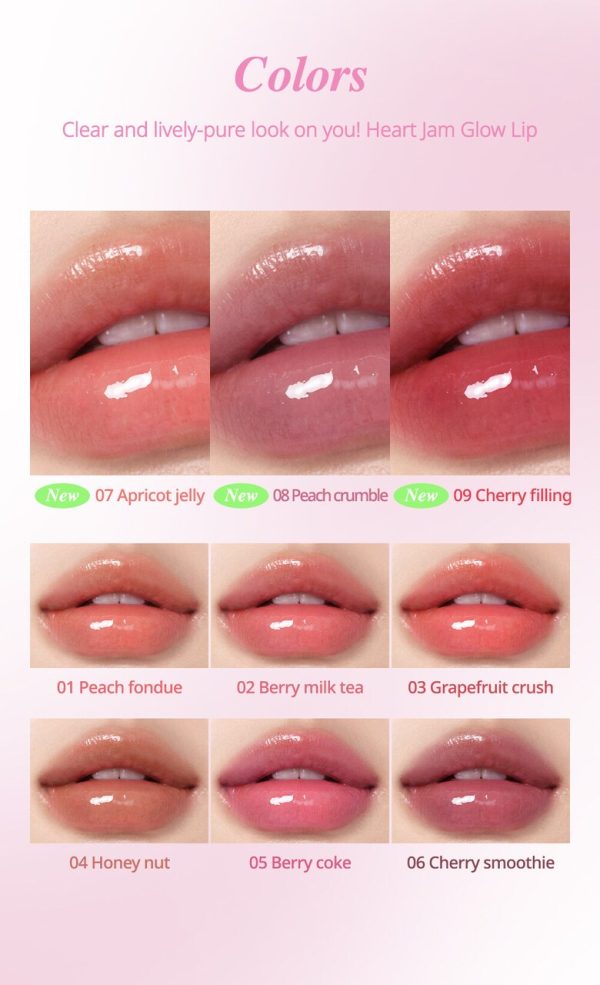 Peripera Heart Jam Glow Lip Online