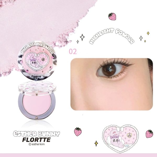 Flortte X ESTHER BUNNY Highlight Powder 4g For Cheap