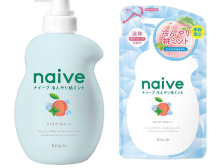 Naive Body Wash Cool Peach Mint Supply