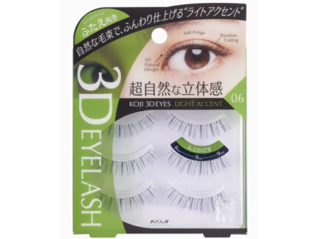 Koji 3D Eyes Eyelash 06 Light Accent on Sale