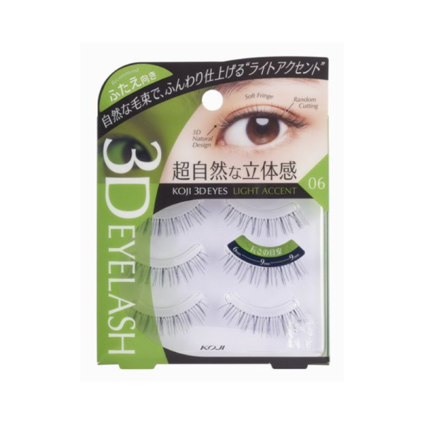 Koji 3D Eyes Eyelash 06 Light Accent on Sale