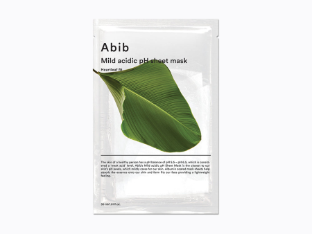 Abib Mild Acidic Ph Sheet Mask Heartleaf Fit 1Pcs Online Sale