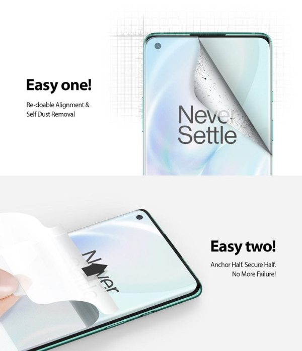 OnePlus 8 Screen Protector Dual Easy Wing Film By Ringke Sale