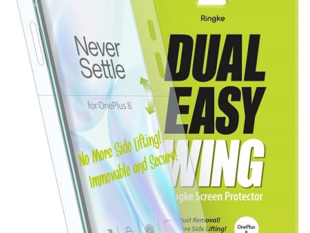 OnePlus 8 Screen Protector Dual Easy Wing Film By Ringke Sale