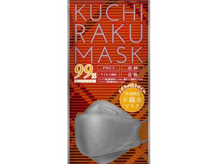 Kuchiraku Mask Grey 5P Online