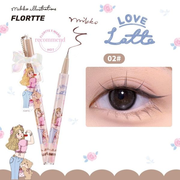 Flortte Mikko Co-Branded Color Waterproo Liquid Eyeliner Supply