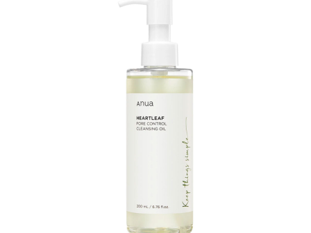 Anua Heartleaf Pore Control Cleansing Oil 200ml Hot on Sale