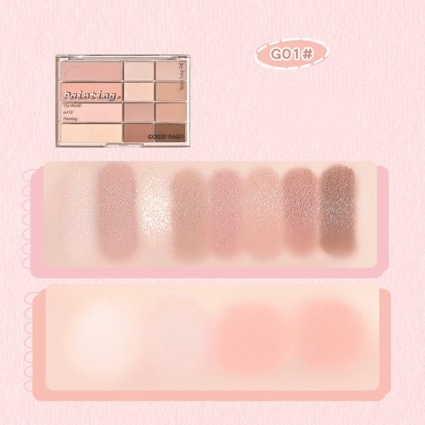 GogoTales Soft Mist Blusher Eyeshadow Palette Online now