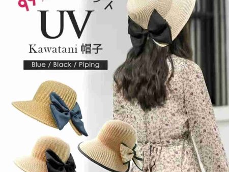 Kawatani UV Sencut Serials Straw Hat with 99% UV Protection For Women Online now