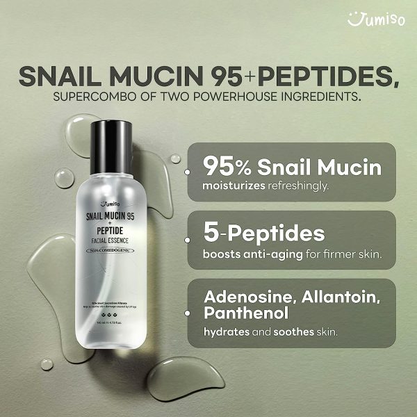 Jumiso Snail Mucin 95 + Peptide Facial Essence 140ml Online Hot Sale