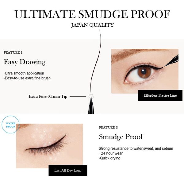 Dup Silky Liquid Eyeliner Waterproof Brown Black Online