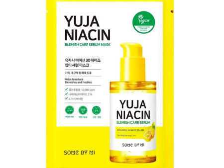 Some By Mi Yuja Niacin 30 Days Blemish Care Serum Mask 1Pcs Fashion