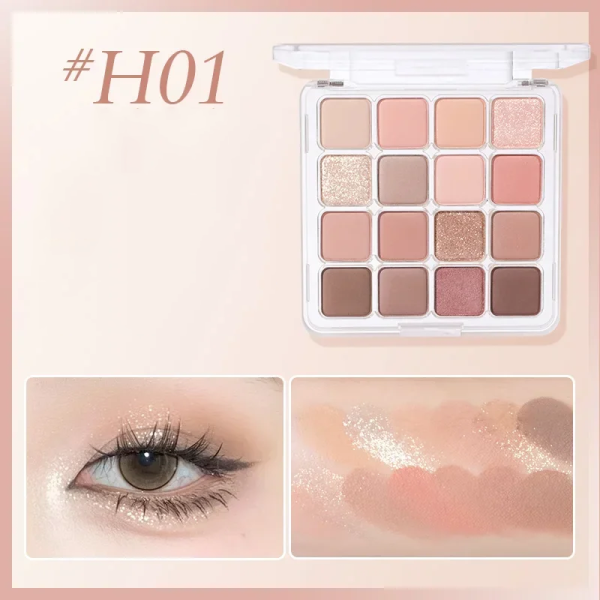 Hold Live Checkered 16-Color Eyeshadow Palette Cheap