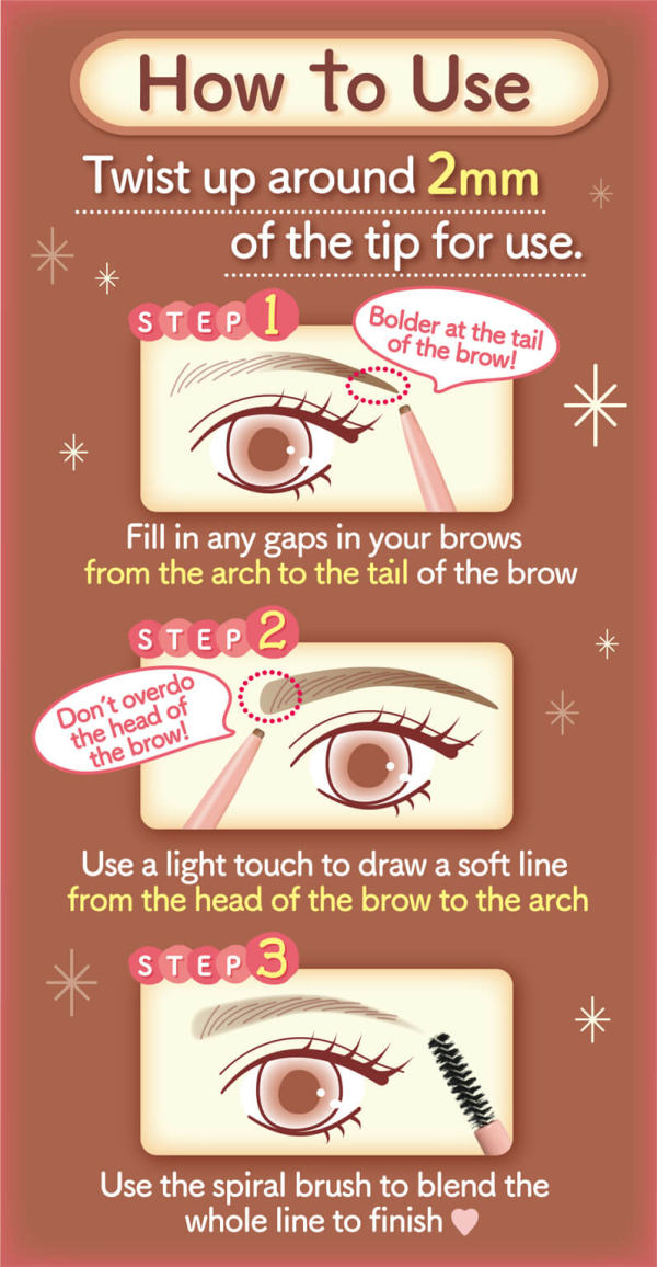 Canmake Perfect Airy Eyebrow 04 Milk Tea Brown Online now