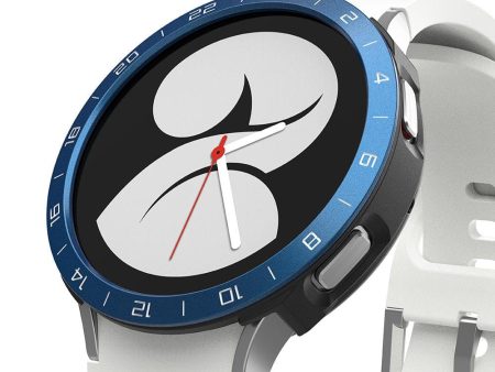 Galaxy Watch 4 40mm Air Sports Black + Blue Bezel Styling By Ringke Supply