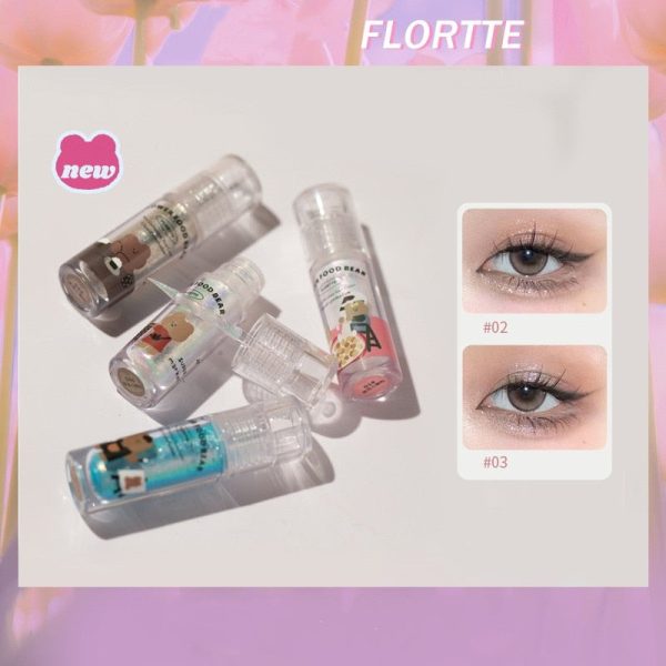 Flortte Flower Food Bear Series Liquid Glitter Eyeshadow  Discount