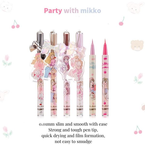 Flortte Mikko Co-Branded Color Waterproo Liquid Eyeliner Supply