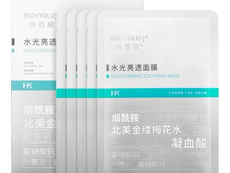 Biohyalux Moisturizing Soothing Mask 5 Sheets Box N Online now