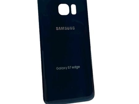 Samsung Galaxy S7 Edge Back Glass Replacement Black Color Online Hot Sale