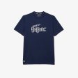 Men LACOSTE Ultra Dry Pique Tennis T-Shirt Cheap