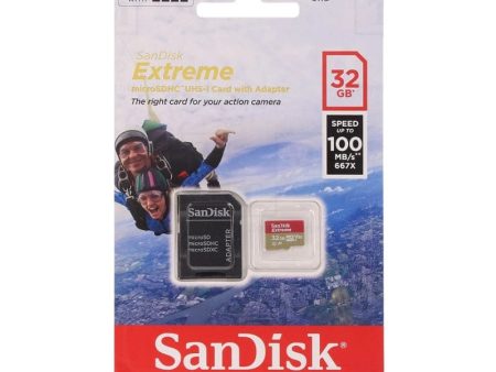 SanDisk Extreme 32GB Micro SDHC Card Class 10 For Sale