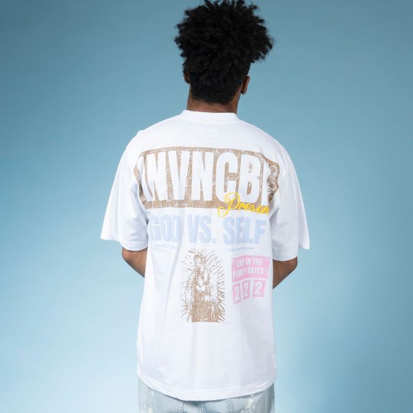 Men INVNCBL God vs Self T-Shirt For Discount