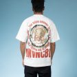 Men INVNCBL Barbed Skull T-Shirt Discount