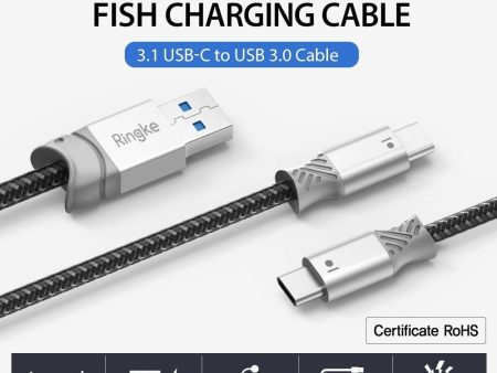 Smart Fish USB-C to USB 3.0 Cable by Ringke 20cm Sale