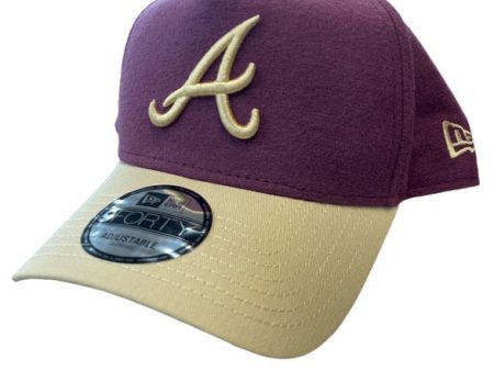 NEW ERA 9Forty Atlanta Braves Moleskin Snapback Supply