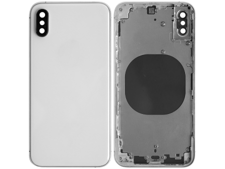 iPhone XS Rear Back Housing Replacement White And Silver Color Supply