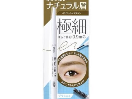 Browlash EX Ultra Skinny Pencil Brow 03 Ash Brown Online Hot Sale